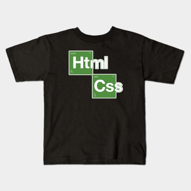 Breaking Code Kids T-Shirt by janharolddiaz